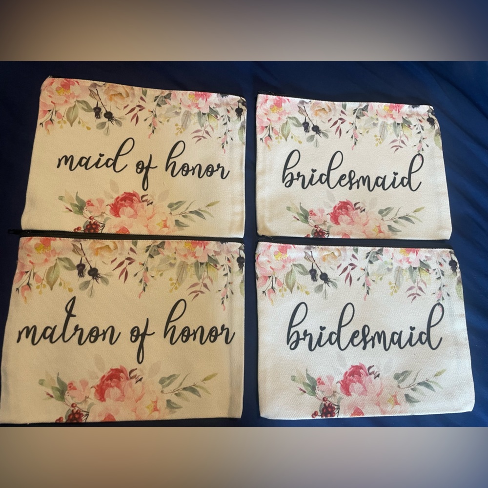 Makeup bags for wedding